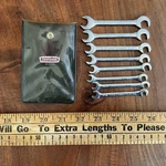 Craftsman Usa 4306 Angled Open End Ignition Wrench Set 7/32"-7/16" Sae 8 Piece. Fixed Price $28.49.