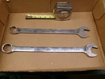 Mac Tools Usa 2-PIECE Jumbo Combination Wrench Set 1-1/16" + 1-1/8". Fixed Price $90.00.