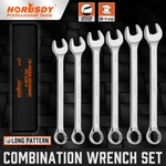6PC Extra Long Large Wrench Set Ring Open Ended Combo Spanner With Rolling Pouch. Fixed Price $33.99.