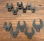 Snap On 11 Piece 3/8" Drive Open End Crowfoot Wrench Set Gfc To 1". Fixed Price $169.99.