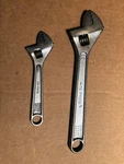 Proto 706 & 710 - 6" 10" Adjustable Wrenches (2 Pcs) Usa.. Fixed Price $20.00.