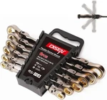 6PCS 90 Teeth Ratcheting Wrench Set Double Box End Flex Head With Gray Nickel Co. Fixed Price $36.72.