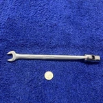 Snap On New 12MM FHOM12B Point Flex Head Open End Wrench. Fixed Price $55.00.