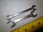 Blue Point Open End Wrenches J-3236 1/2 X 9/16 Offset , S-1012 5/16 3/8. Fixed Price $12.00.