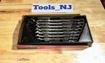 Snap-on New Piece 12-POINT Metric Long Combination Wrench Set OEXLM707B. Fixed Price $257.39.