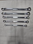 Snap On Double Box End 12PT Wrench 5PC Set 3/8" To 13/16". Xv Series Xdh. Fixed Price $149.95.