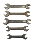 5 Double Open End Wrenches Vintage Drop Forge Select Steel Fairmount Cleveland. Fixed Price $29.99.