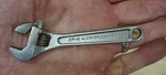 Old Used Tools,vntg Williams AP-4,4" Superjustable WRENCH,1/2" Capacity,xlint. Fixed Price $15.99.