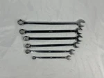 Mac Wrenches 6PC Set Exlong Combination 3/8-1/2-9/16-5/8-11/16-3/4 Sae. Fixed Price $185.73.