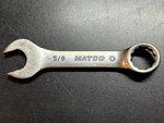 Matco Tools 5/8 Stubby Combo Wrench MCS202 Usa. Fixed Price $12.29.
