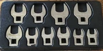 Snap On Crowfoot Wrench Set Pc 3/8" Drive Metric (10-19MM) FCOM10-19A. Fixed Price $183.51.