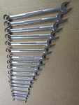 Craftsman Sae Combination Wrench Set, Usa Nos, 12 Pt, 1/4" 1-5/16" 18 Pcs. Fixed Price $395.00.