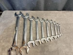 Snap On 10 Piece Vom Metric Open End Wrench Set Underlined Logo 8-32MM. Fixed Price $346.59.