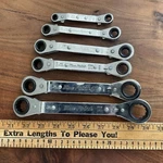 Blue-point Tools 6 Piece Metric Ratcheting Box End Wrenches 7MM-21MM. Fixed Price $139.49.