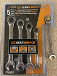 Gearwrench 5 Pc Metric Combination Ratcheting Set 93004D. Fixed Price $24.99.