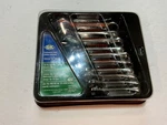 Vtg S-k Pc Stubby Metric Combination Wrench Set 10MM-19MM 86240 Usa. Fixed Price $200.00.
