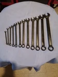 Combination Wrench By Snap-on, Usa, Original, Point, Sae, 12PC.SET. Fixed Price $300.00.