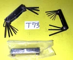 Snap-on Tools 3 Sets Folding Hex Keys Sae., Metric, Ball One Is Brand New. Fixed Price $60.00.