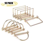 10PACK 1/4" Trailer Coupler Safety Snap Locking Pin Square And Arch Towing Hitch. Fixed Price $14.99.