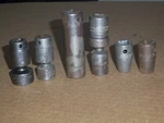 Snap On Pieces Impact Sockets 1/2 Drive 6.PT Mac 3/8 5/8&3/4. Fixed Price $44.00.