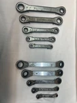 Lot Of 10 Kastar Ratcheting Box-end Wrenches Sae & Metric Reversible Design. Fixed Price $39.52.