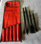 Snap-on 4PC Air Hammer Bit Set #PH51D, PH61, PH65, PH66 In Kit Bag #PH1005K. Fixed Price $99.99.