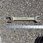 Vintage Williams Superrench Open End Wrench #1037A, 1-1/8 1-5/16 Usa. Fixed Price $12.00.