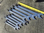 Mac Tools 9 Piece Combination Wrench Set Standard Sae Cw Series 1/2" 1" Cl. Fixed Price $129.00.