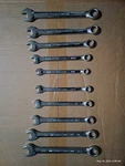 Craftsman 10 Piece Combination Set 5 Sae Metric Wrenches. Fixed Price $22.94.