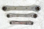 3 Vintage Blackhawk Ratcheting Box End Wrenches Sae ZW1046 ZW1044 ZW1042 Point. Fixed Price $29.94.
