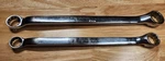 Snap-on Tools Box End Wrenches Offset XB2022 5/8"-11/16" & XB2426 3/4"-13/16". Fixed Price $23.80.
