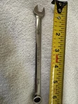 Used Snap-on Tools 3/8" Standard Length Combination Wrench OEX12B. Fixed Price $17.00.