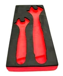 New Snap-on Red Foam Organizer For 8" & 12" Adjustable Wrenches. Fixed Price $79.99.