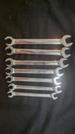 Snap-on 6 Pt Combination Open End / Flare Nut Wrench Set Of 7-LIKE New. Fixed Price $180.00.