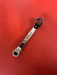 Lang 3/8" 7/16" 6PT Offset Ratcheting Box Wrench ROW-1214 Made Usa. Fixed Price $19.00.