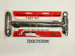 Snap-on Usa GAW1900A New Hex Set 8 Piece Sae 3/32"-1/4" T-handle Wrench. Fixed Price $69.99.