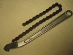 Vintage Western Auto Wizard 12" H2446 Chain Wrench With 16-1/2" Of. Fixed Price $20.00.