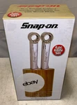 Snap On Wrench Stainless Steel Steak Knives 6 Piece Set W/ Wood Block. Fixed Price $149.90.