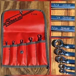 Snap-on 5PC Mini Offset Double Box 6 Point Wrench Xi W/pouch C-52D Underline. Fixed Price $179.99.