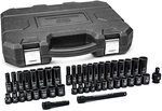 Gearwrench 44 Pc 3/8" Drive 6 Point Standard & Deep Impact Sae/metric Socket Set. Fixed Price $87.00.