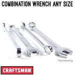 Craftsman Combination Wrench Metric Or Sae Full Polish 12PT Box End Open. Fixed Price $10.99.