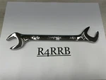 Snap-on Tools Usa New 7/8" Sae 4 Way Open End Angle Head Chrome Wrench VS28B. Fixed Price $89.95.