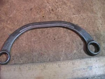 Vintage Herbrand Van Chrome 1340 5/8" 3/4" Half Moon Wrench Starter Manifold. Fixed Price $10.00.
