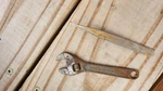 Vtg Utica Tools 90-4 Adjustable Wrench Crescent Usa Early Production. Fixed Price $9.99.