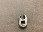 Snap-on Crowfoot Open End Wrench 3/8 Drive FRH140S 7/16 Pt Polished Chrome. Fixed Price $10.00.