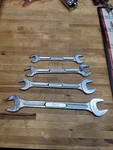 Snap-on Double Open End Wrench Set Of 4 Vs Series 25/32"-1/2". Fixed Price $45.00.