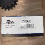 Martin Sprocket & Gear Inc DS50A18 / No Box Unused. Fixed Price $80.00.