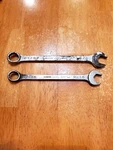Mac Tools Sabina 9/16" 5/8" 12PT Sae Chrome Combination Wrenchs Worn Lot Of. Fixed Price $18.00.
