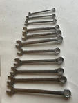 Proto Combination Sae Wrench Set 5/16 Thru - Of 11. Fixed Price $115.00.