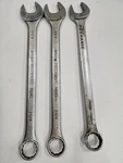 (lot Of 3) Master Mechanic M6140 1-1/4" 12 Point Combination Wrench Open. Fixed Price $49.00.